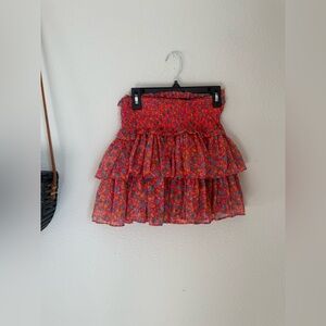 Reset by Jane Silky Amore Floral Skirt, Size Small